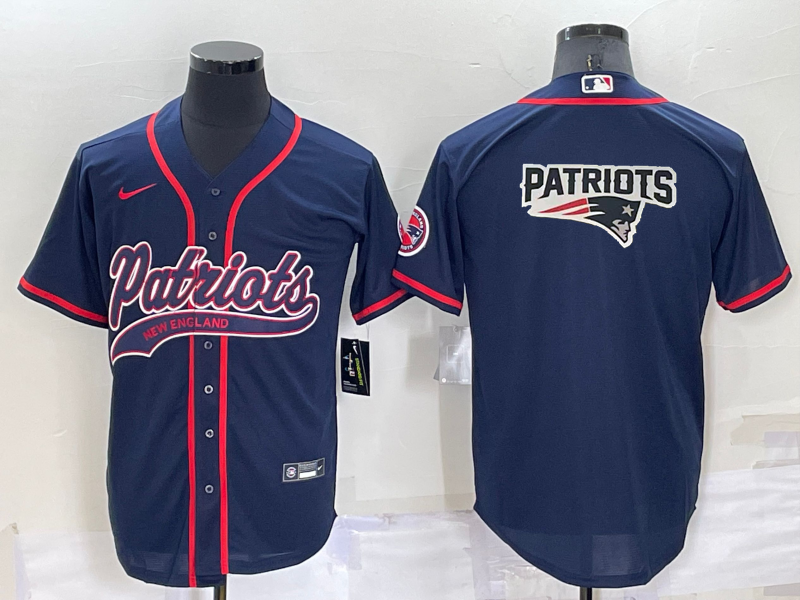 Men's New England Patriots Navy Jersey